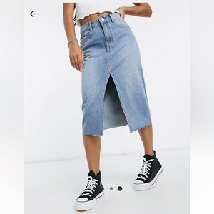 Vila denim skirt
